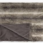 Faux Fur Brown Throws