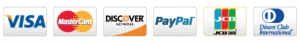Accepted payment cards