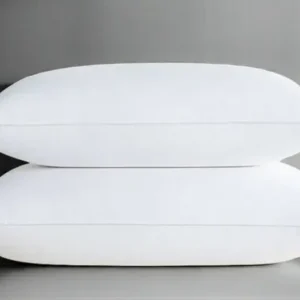Premium quality Canadian goose down pillows with a smooth 100% cotton casing
